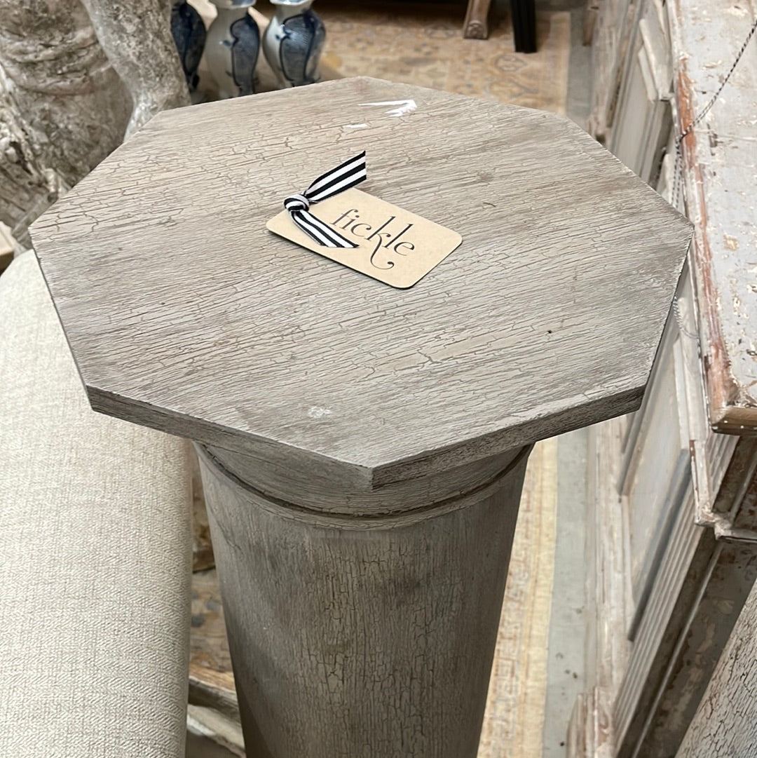 Painted Column - Octagonal Top – Fickle International Antiques