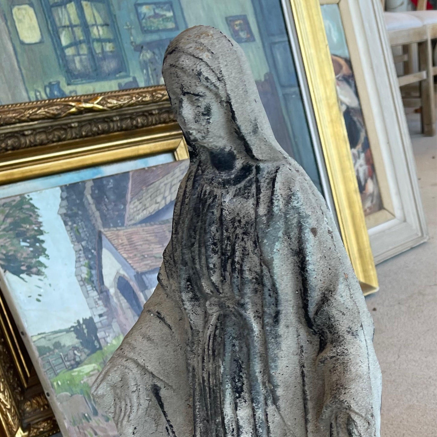 Virgin Mary Statue - The White Barn Antiques