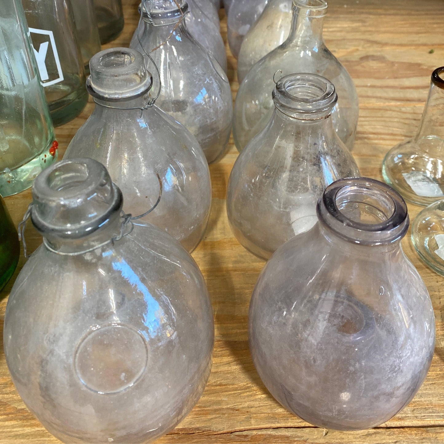 Small Glass Bug Jar - Fly Traps - The White Barn Antiques