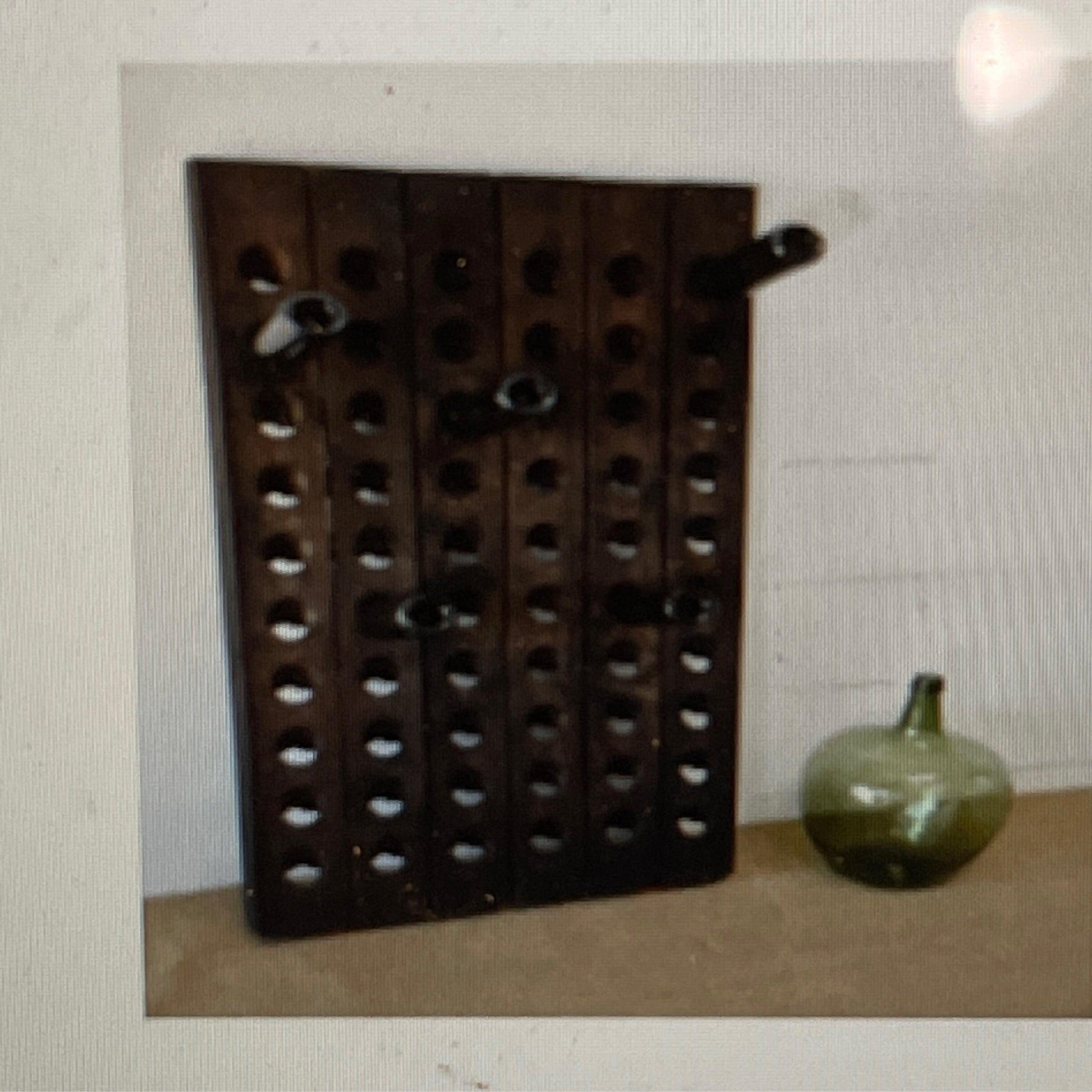 Wine Bottle Drying Board - The White Barn Antiques