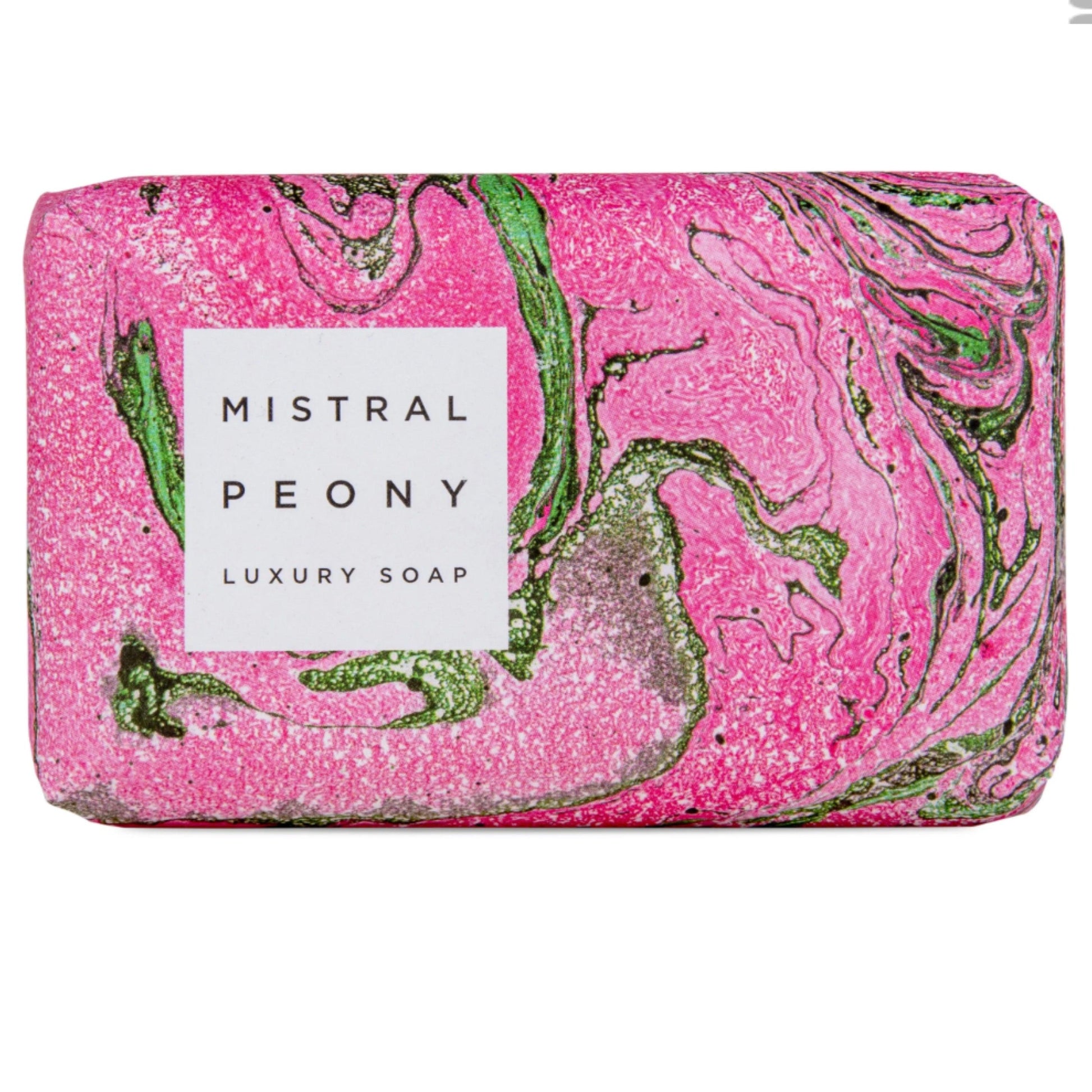 Peony Bar Soap by Mistral Marble Collection - The White Barn Antiques