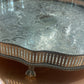 EN Silver-plate Tray Claw and Ball Foot - The White Barn Antiques