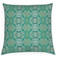 Geometric Teal Luxury Decorative Throw Pillow 20" x 20" - The White Barn Antiques